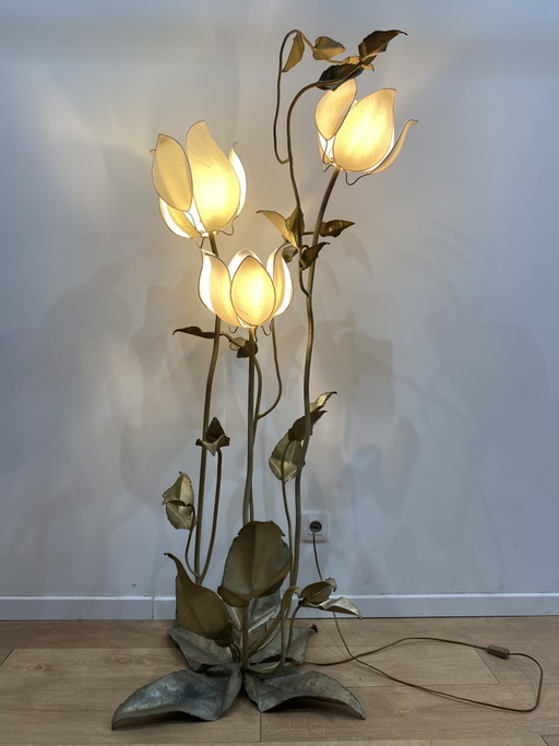 Stehleuchte Lotusblüten