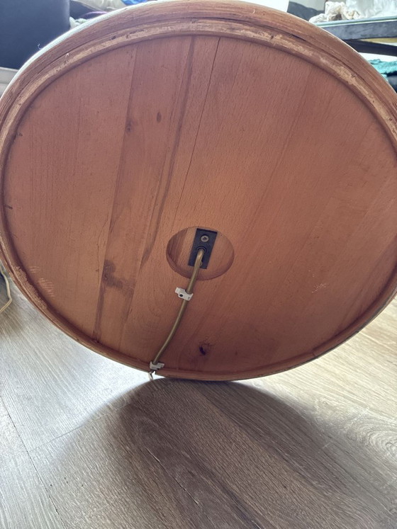Vintage Italian Rattan Floor Lamp 1970s Witch Hat Shade 162 cm, Floor lights, Plastic, Brown (photo 8 of 8)