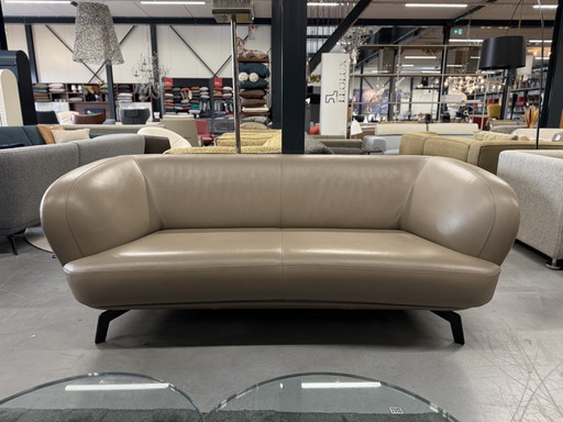 Leolux Flint Sofa 2.5 Seater Raffino Koala Leather