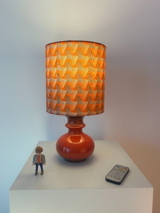 Image 1 of Pop Art vintage table lamp - upcycled from a Steuler vase by Cari Zalloni