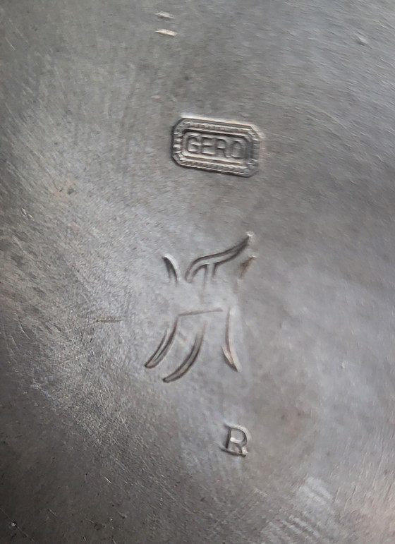 Image 1 of Tinnen Art Nouveau theepot GERO, Theodorus Hooft