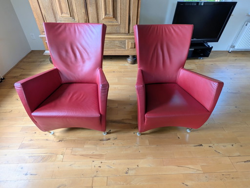 2 Montis Windy Fauteuils – Leather