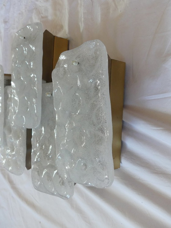 Image 1 of Kaiser wandlamp, wandlamp, ijsglas, jaren 60/70, UK1aeb