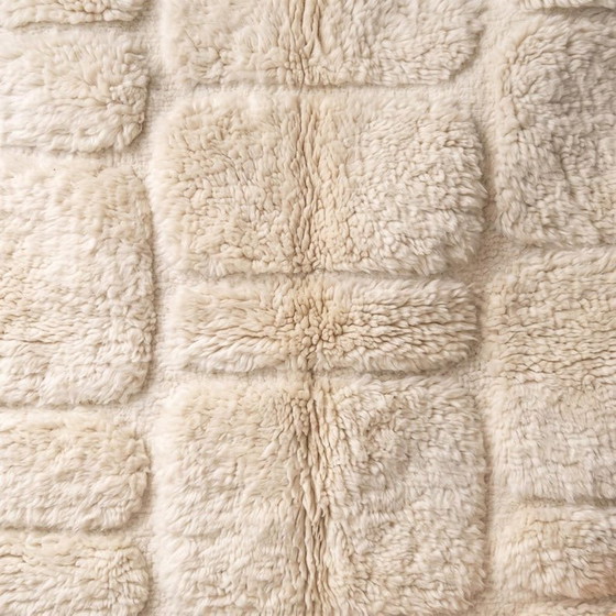Tapis En Laine Pure Fait Main Traditionnelle Blanc 1,5/2,5 M – Alberto Bazzani, Wool (photo 6 of 7)