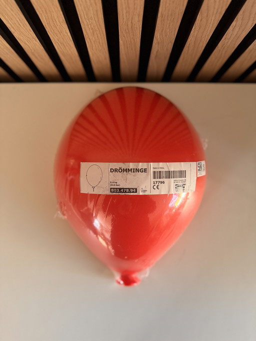 Ikea Drömminge Ballonlampe - Rot