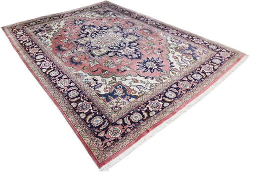 Original hand-knotted Persian carpet Heriz/Heris 340 X 248 Cm Top condition