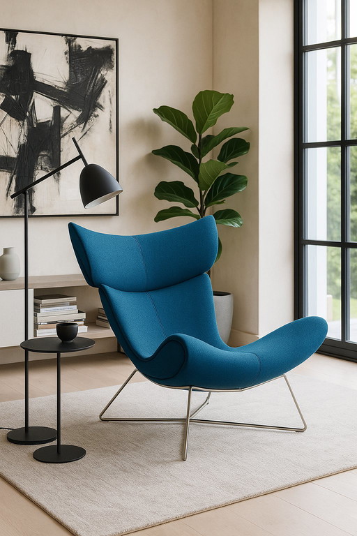 BoConcept Chaise longue Imola - Bleu pétrole