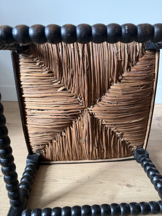Image 1 of Sedia angolare Bobbin in rovere antico