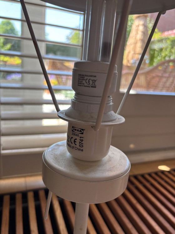 Image 1 of Seltene große IKEA KULLA Lampe – Weiß – C. Halskov & H. Dalsga