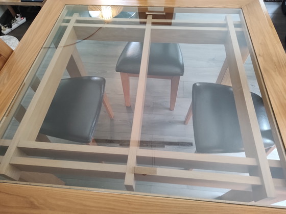 Image 1 of Dining table with 6 chairs.