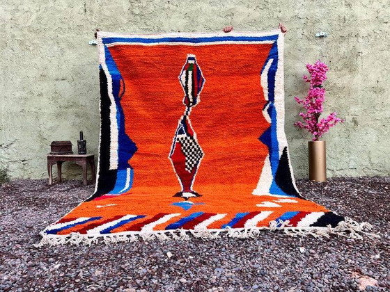 Marokkaans Berber vloerkleed gedecoreerd 200cmx300cm – Vloerkleden en tapijten, Wool, Bohemian (photo 2 of 10)