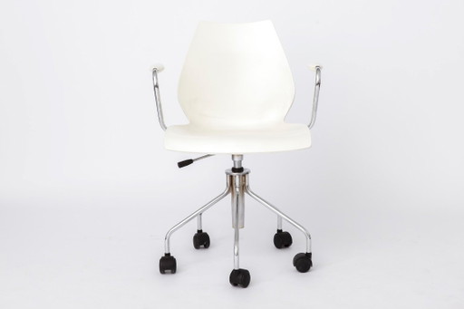 Vintage Kartell Maui draaistoel van Vico Magistretti | Italiaanse design bureaustoel | jaren 2000