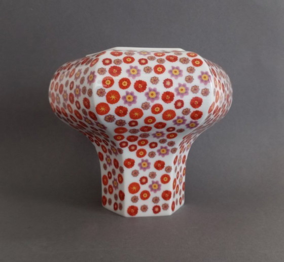 Image 1 of Rare Marco Zanini "Maragono" postmodern vase, Rosenthal 1980's