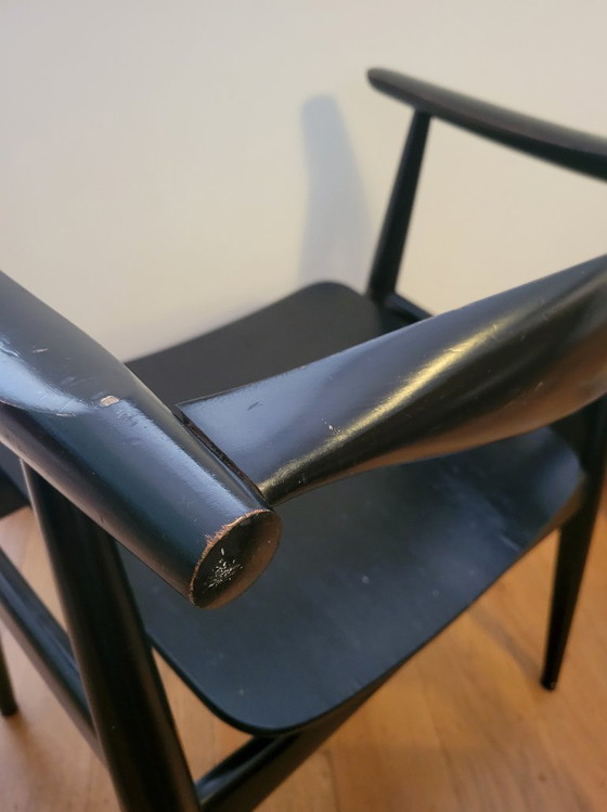 Image 1 of Sedia vintage CH35 di Hans J. Wegner per Carl Hansen 1959