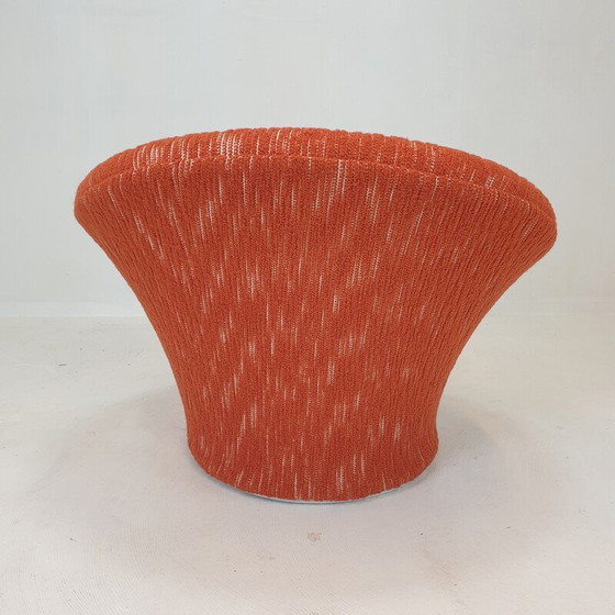 Image 1 of Vintage paddenstoel fauteuil en voetenbank van Pierre Paulin voor Artifort, jaren 1960