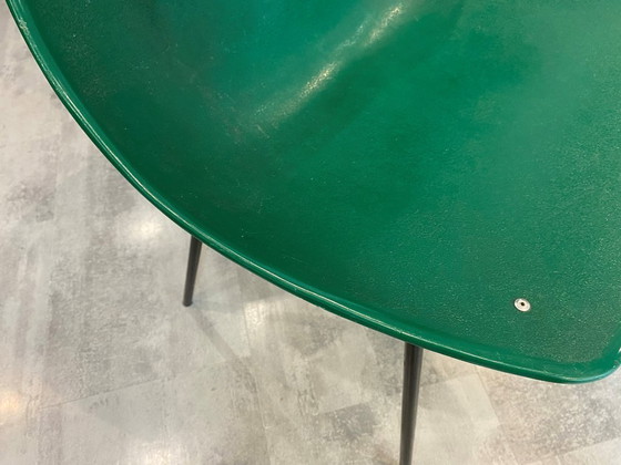 Image 1 of Sedia a guscio di Pierre Guariche per Meurop vert vintage 1960