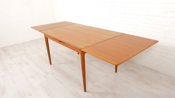 Image 1 of Table à manger vintage | extensible | teck | 130 cm