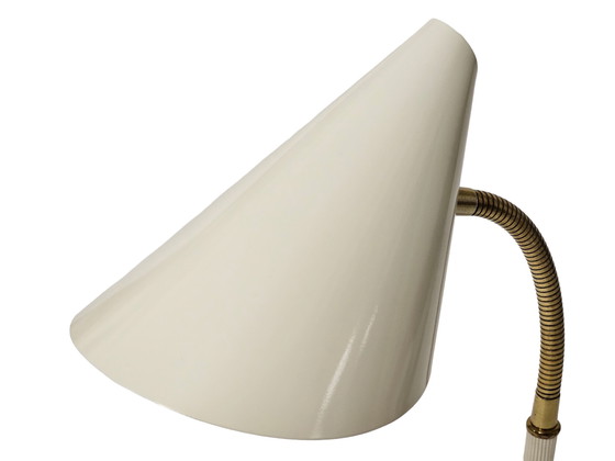 Image 1 of Tafellamp / bureaulamp wit, jaren 1950