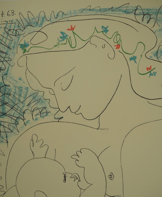 Pablo Picasso: Maternity, Signed Lithograph – Lithographs & prints, Paper (photo 5 of 5)