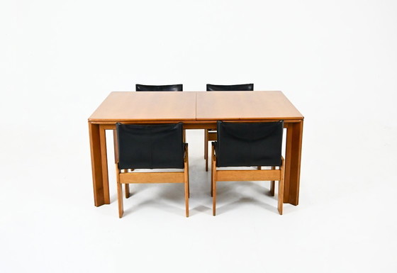 Image 1 of Extendable Dining table "Mou" by Afra & Tobia Scarpa for Molteni, 1970s