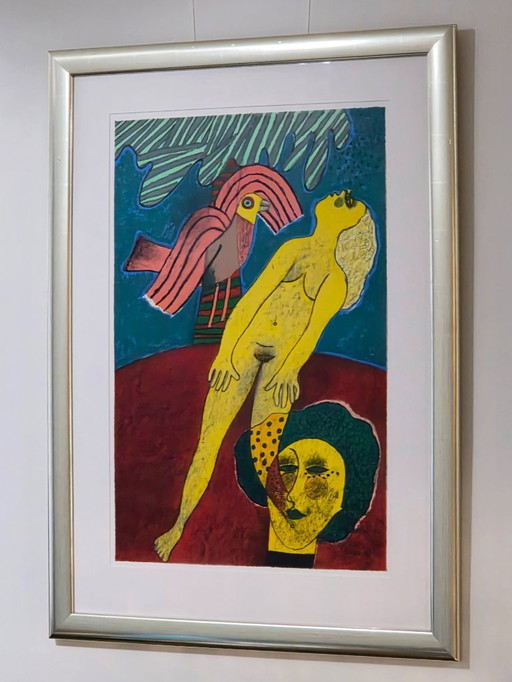 Corneille - Nu Jaune - E.A 1/10 - 1983 - Hand signed