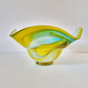 Goldan Talast vintage glass fruit bowl