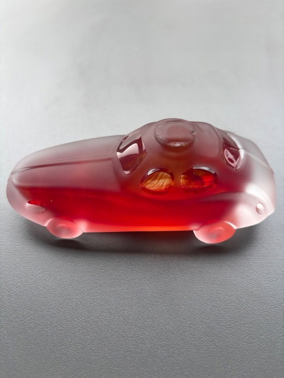 Image 1 of Kosta Boda - Coche rojo Car-Toons (modelo 90359) de Olle Brozen