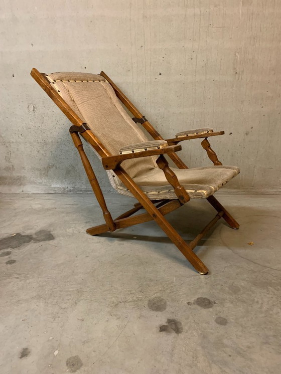 Image 1 of Sedia pieghevole militare inglese / sedia da campagna