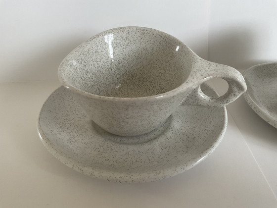 Image 1 of 2x Tazza e piattino vintage Glidden Pottery USA