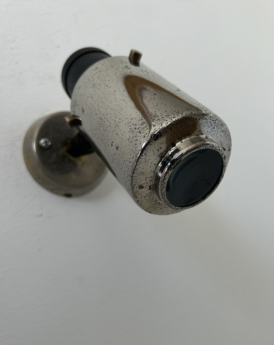 Image 1 of Coppia di applique vintage Zodiac Jacques Biny, cromo, Francia 1960