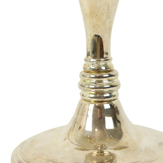 Image 1 of Portavelas antiguo chapado en plata