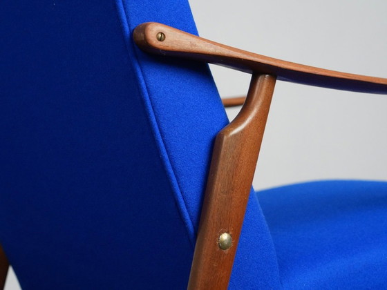 Fauteuil Scandinave Moderne, Danemark, années 1960 – Wool, Vintage (photo 9 of 9)
