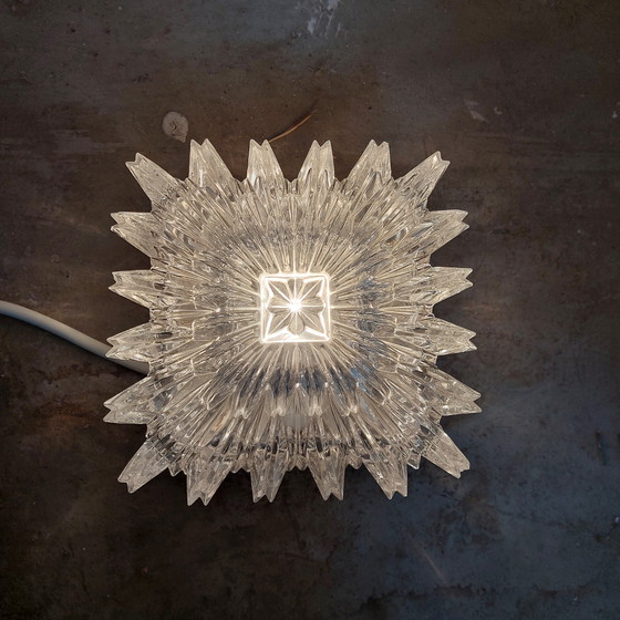 Image 1 of Glashutte Limburg lampada da soffitto vintage, plafoniera