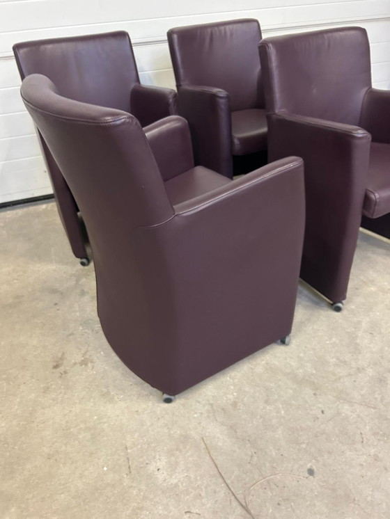 Image 1 of Silla de comedor Staccato 4x Morado