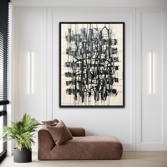 Image 1 of Natia Antadze Abstracte compositie XXL