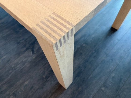 Image 1 of Tavolo da pranzo Pilat & Pilat Dorus - rovere massello - 200 x 100 cm - design Gjalt Pilat