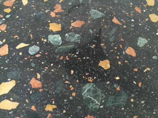 Marmoreal Blad Vergadertafel Zwart – Metal, Stone (photo 2 of 6)