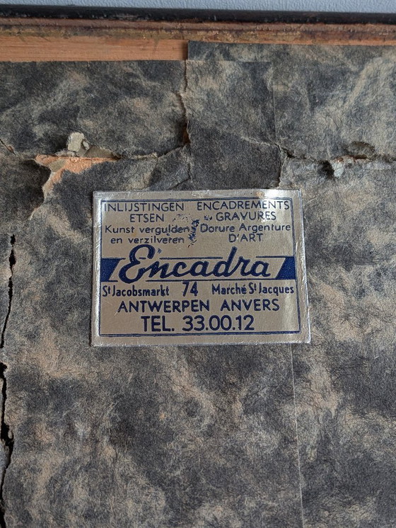 Image 1 of Tretchikoff "Ragazza cinese" - Stampa offset vintage in cornice originale (classico kitsch iconico)