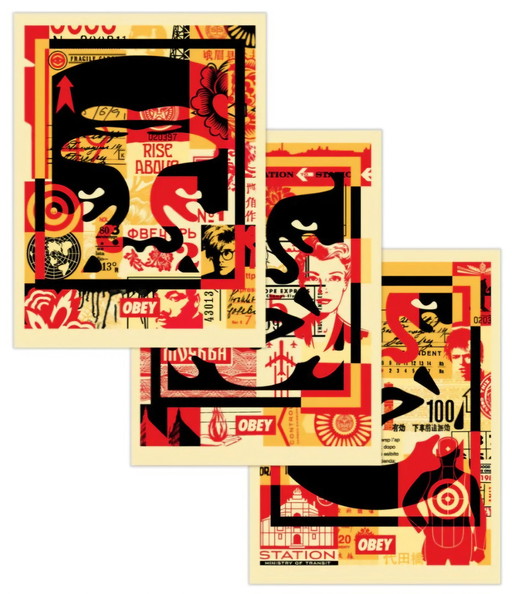 Triptych Shepard Fairey