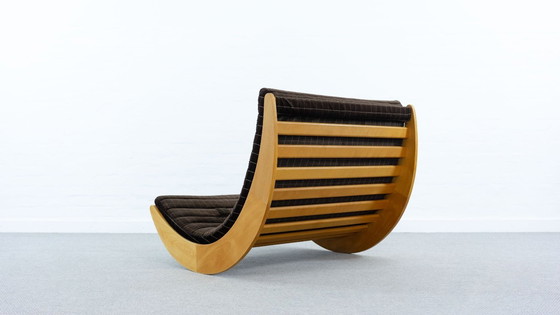 Image 1 of SEDIA A DONDOLO TANDEM RELAXER 2 PER 2 DI VERNER PANTON PER ROSENTHAL