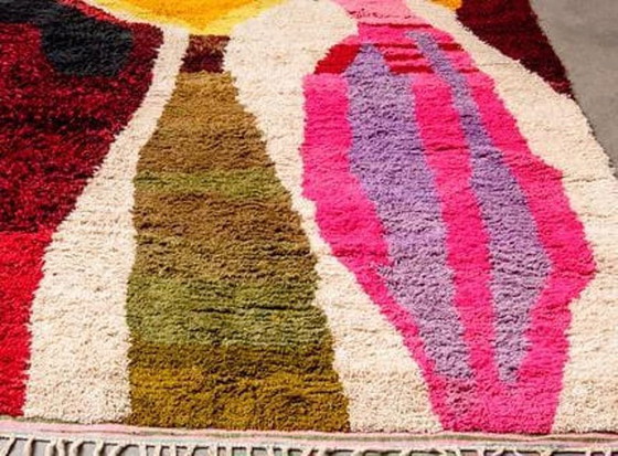 Traditioneller handgeknüpfter Berberteppich, Größe 2/3 M – Aime Té, Teppiche & Läufer, Wool (photo 7 of 7)