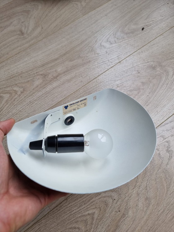 Image 1 of 4x Vintage Vrieland Design Wall Lamp Matte Black Incl. Socket