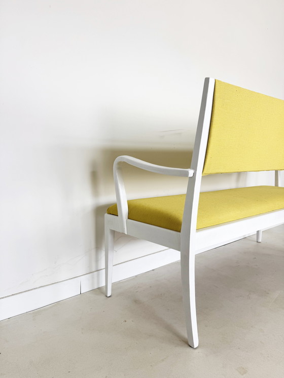 Image 1 of Banc de cuisine jaune
