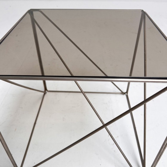 Image 1 of Geometrische Isocele bijzettafel van Max Sauze, 1960's