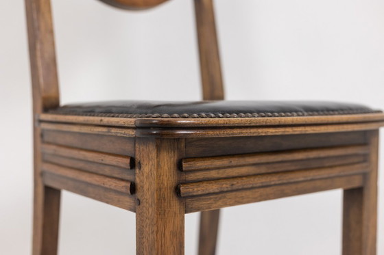 Image 1 of Étienne Kohlmann. Set aus 6 Stühlen im modernistischen Stil. 1960er Jahre.