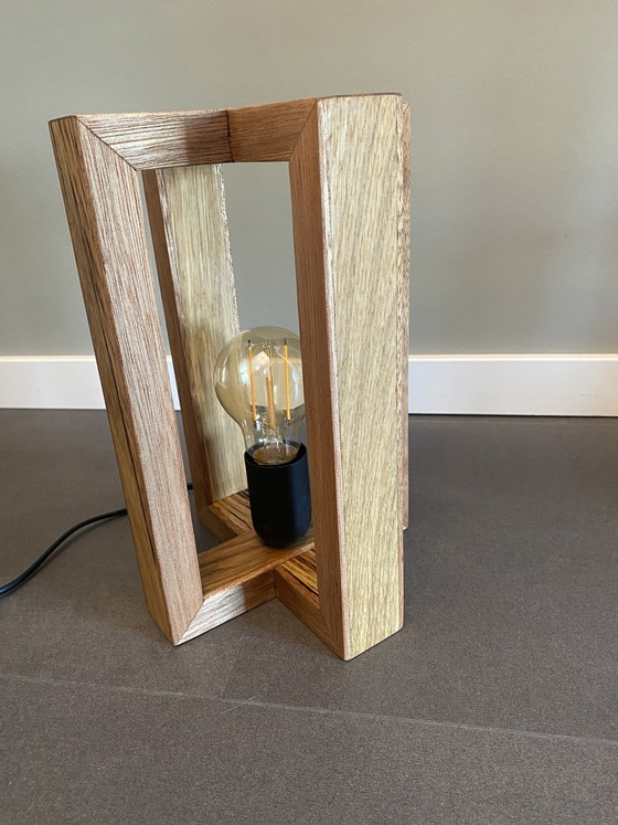 Image 1 of Wooden table lamp