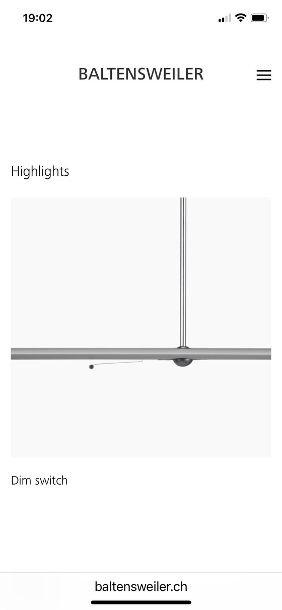 Image 1 of Lámpara colgante Baltensweiler Let D 180