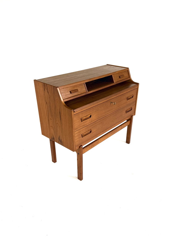 Image 1 of Vintage teak secretary desk, Arne Wahl Iversen '60