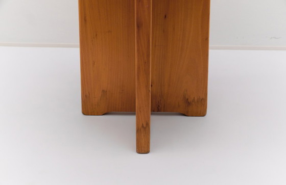 Image 1 of Conjunto de 6 taburetes de roble al estilo de Pierre Chapo, Francia, años 60