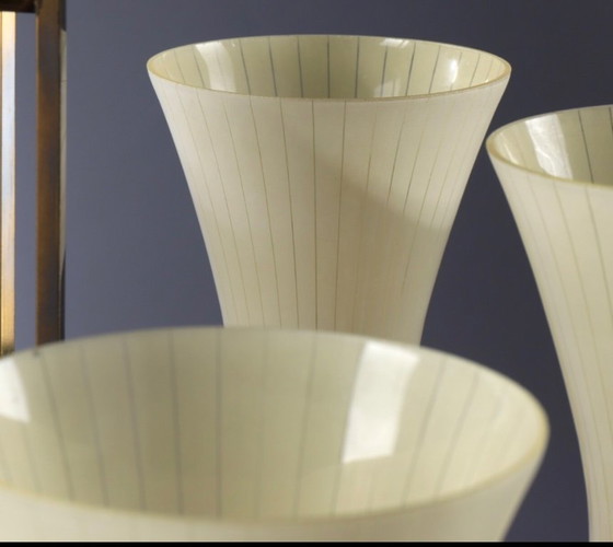 Image 1 of Französischer Art-déco-Kronleuchter